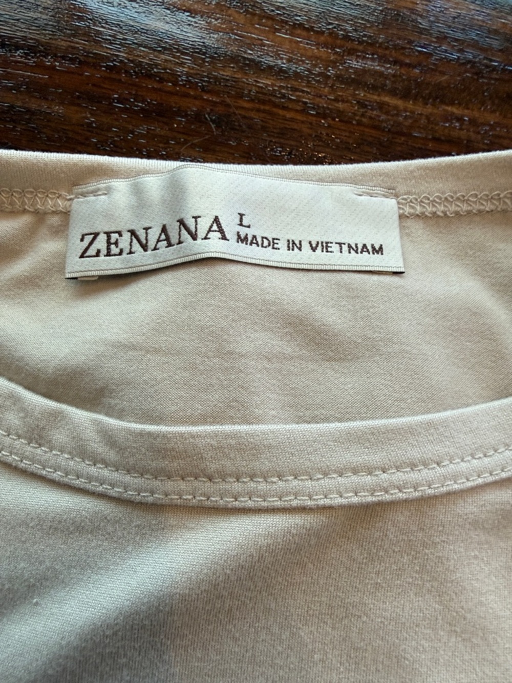 Zenana Outfitters Beige Tank Bodysuit - Picture 3 of 5
